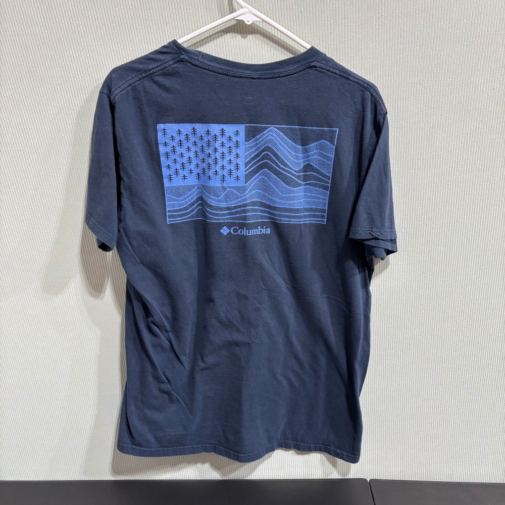 Columbia Omni-Wick T-Shirt Men's L & G | MSRP $30 | Cotton | Mexico Made - Picture 1 of 9